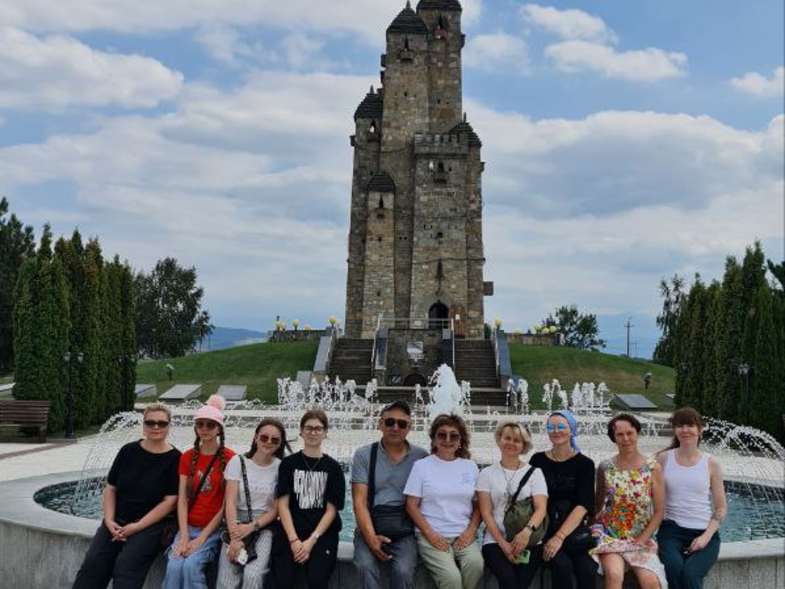 На экскурсии