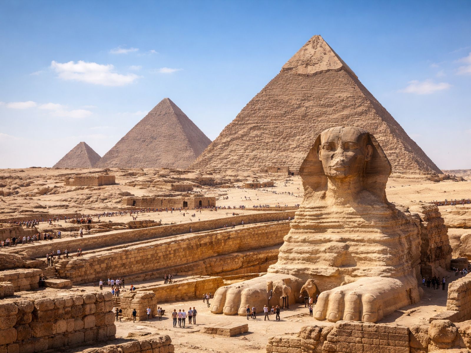 Пирамиды Гизы и Сфинкс