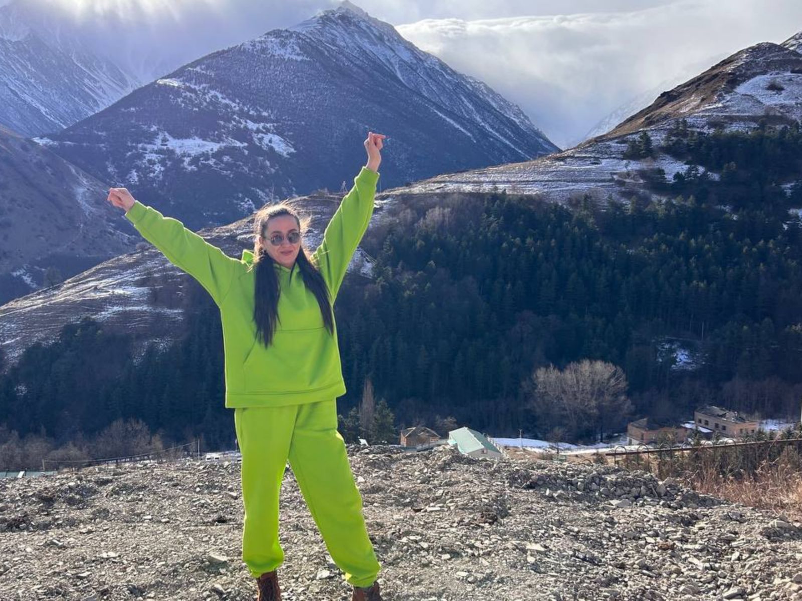 В горах Кавказа