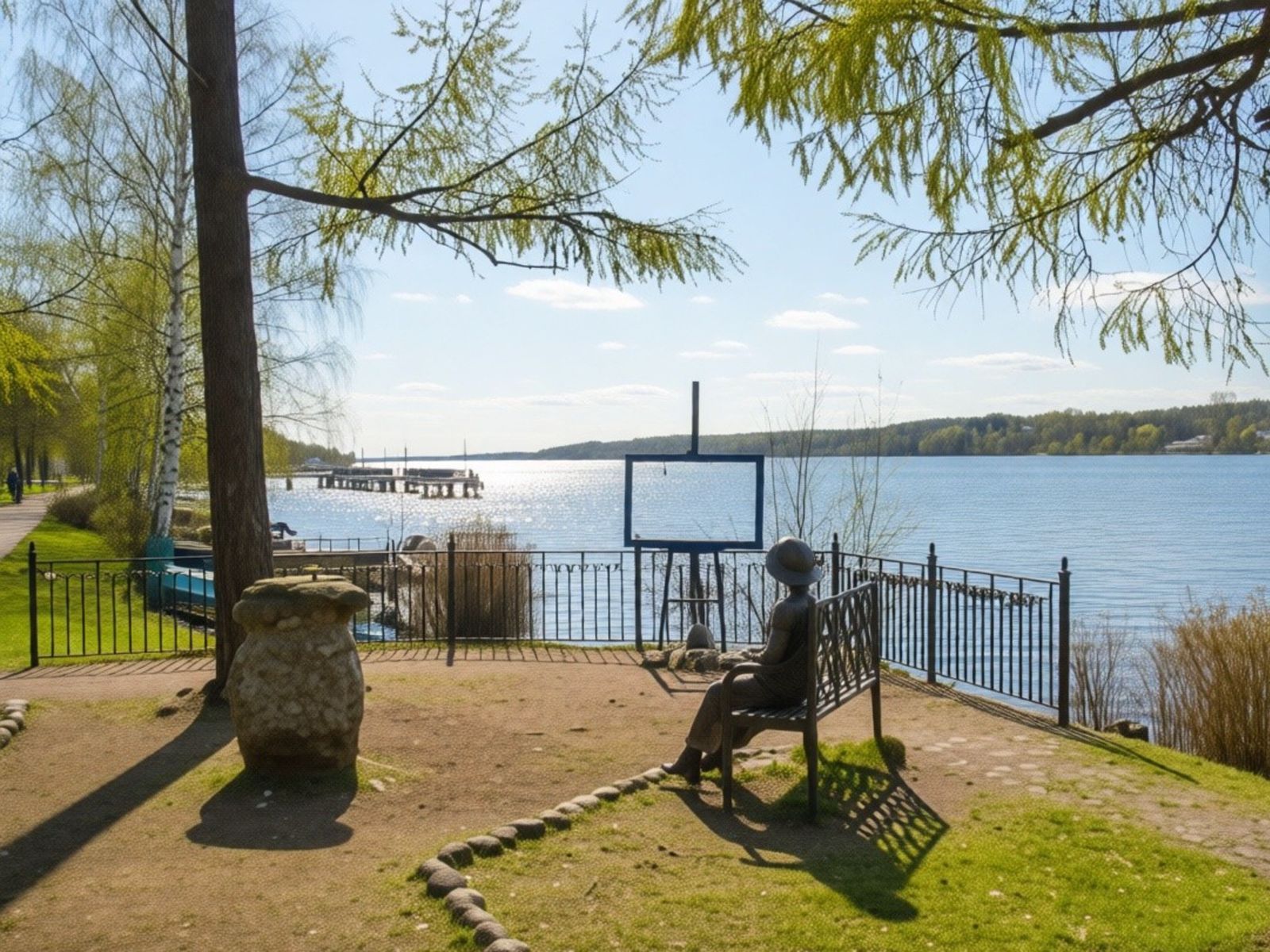 Скульптура Дачница