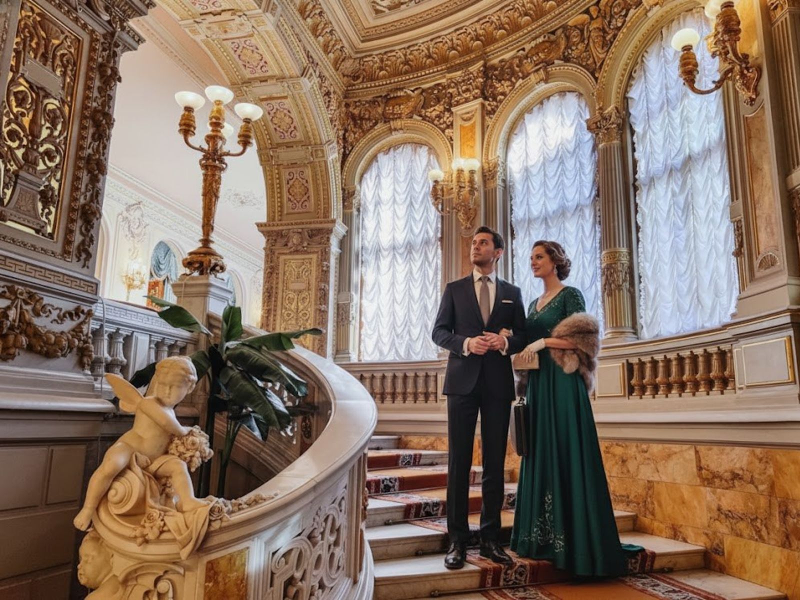 На экскурсии