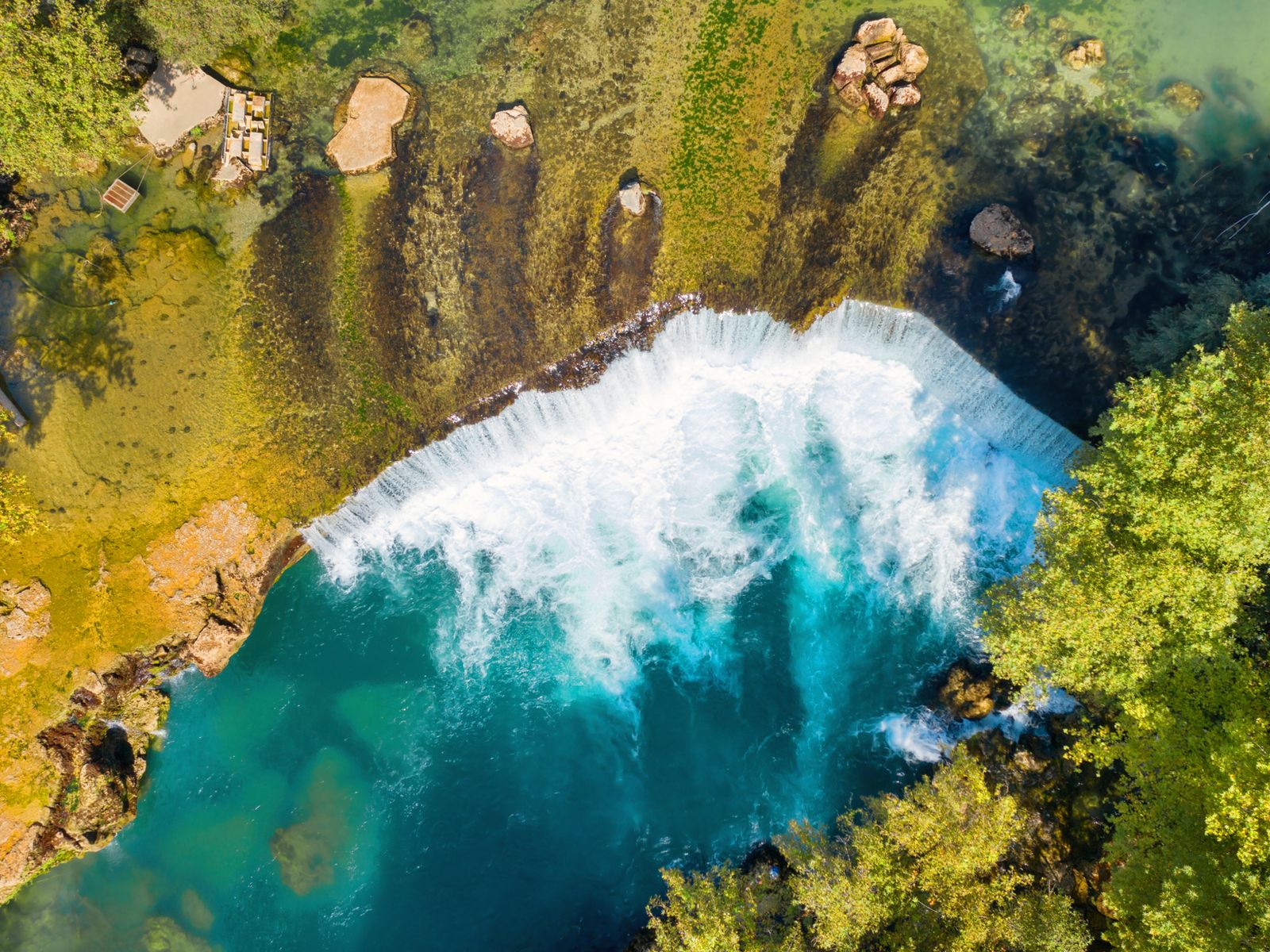 Водопад Манавгат. Вид сверху 