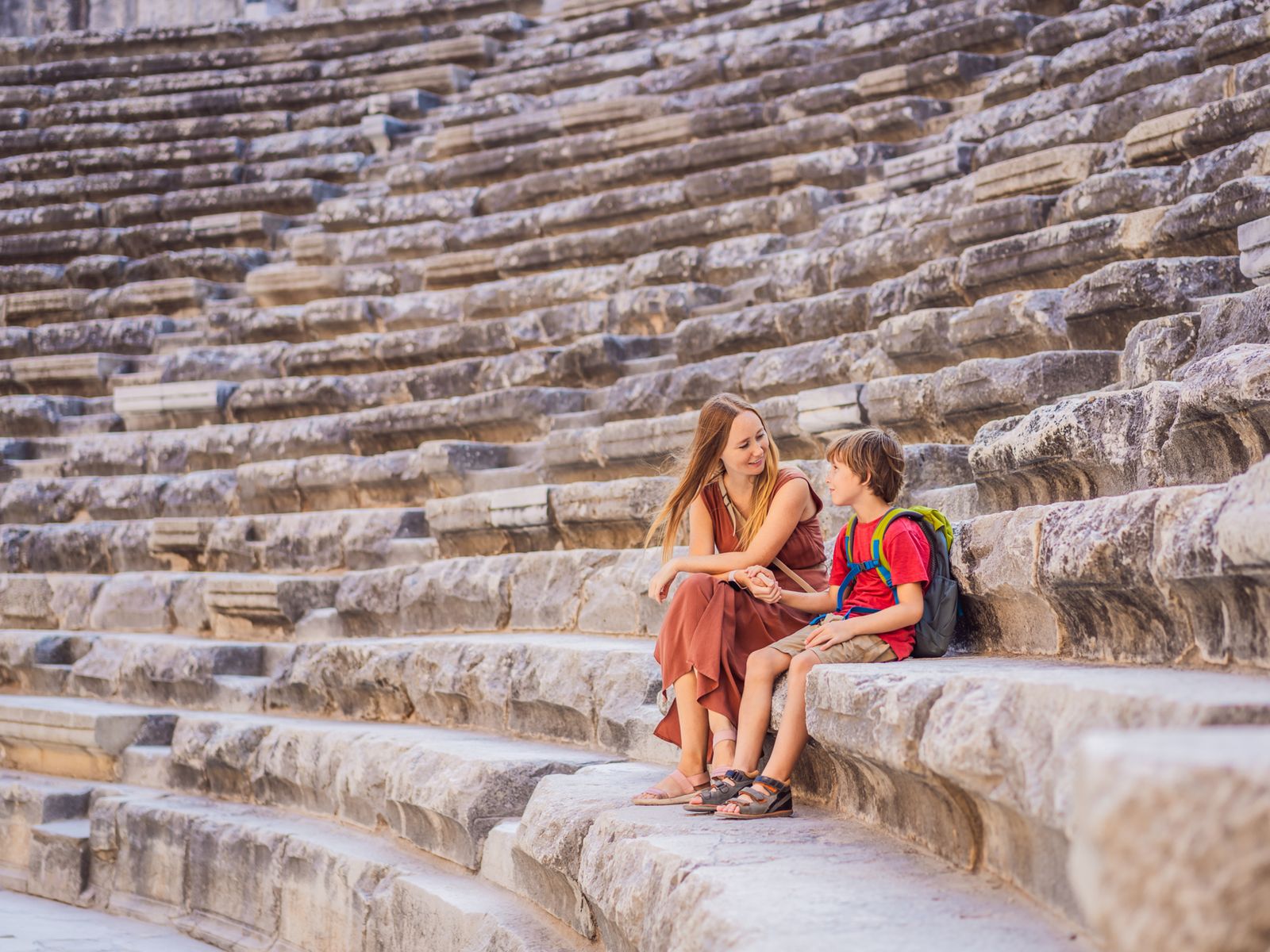 Зрительные ряды в театре Аспендос