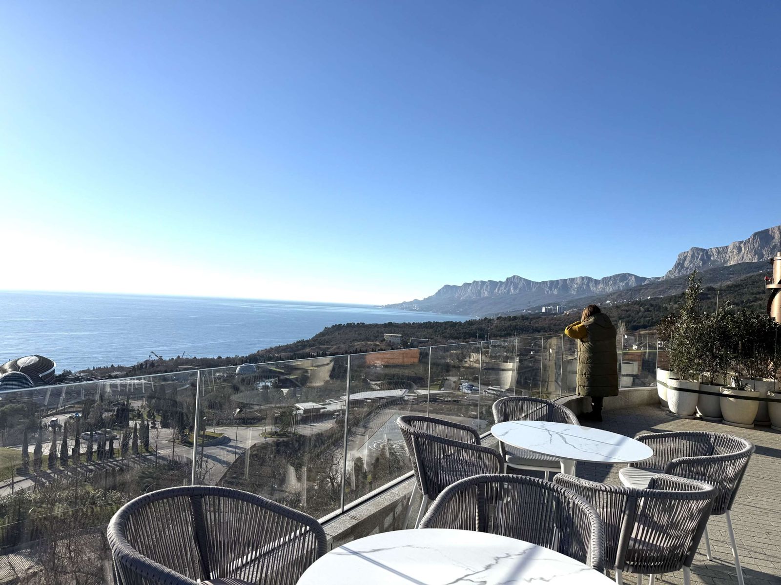 Виды на море со смотровой площадки Мрии