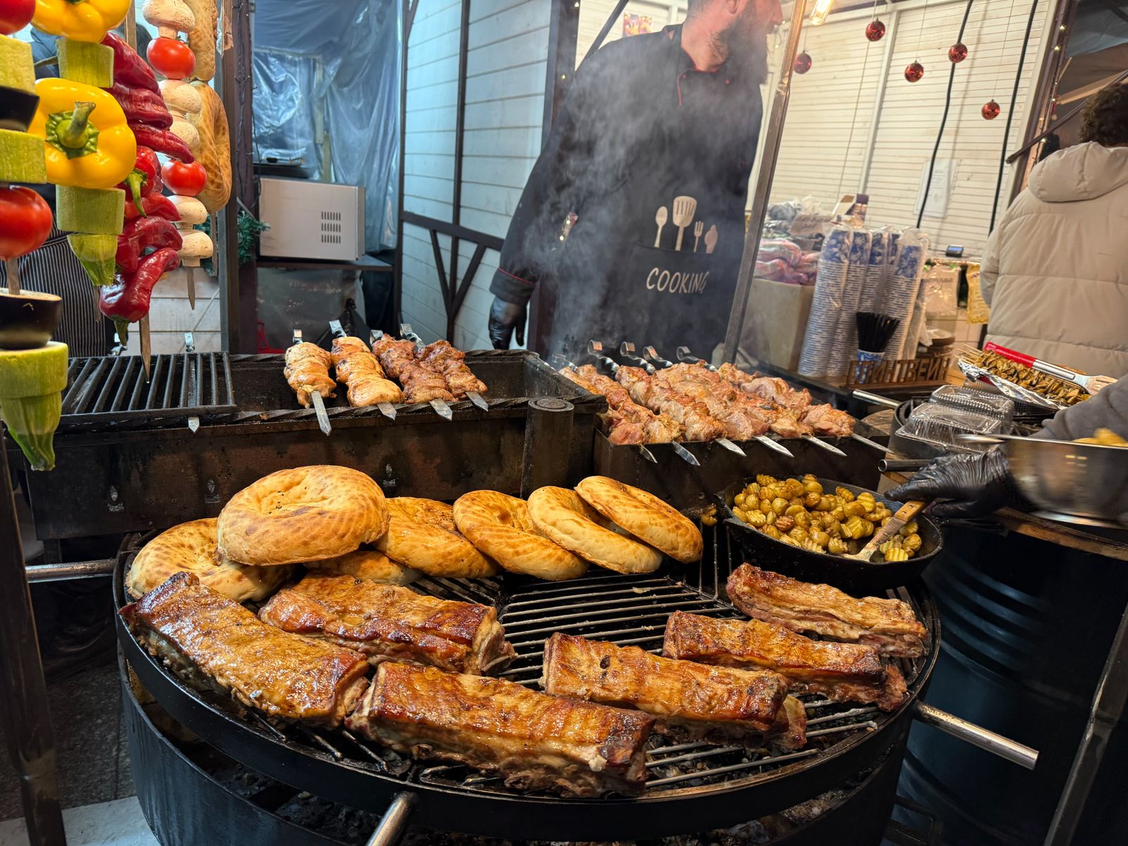 Блюда фуд-деревни Ходжа-Сала