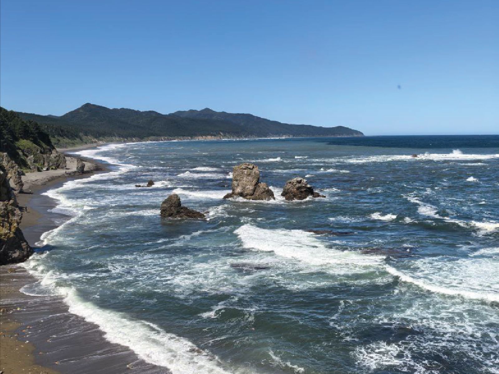 Охотское море, мыс Великан