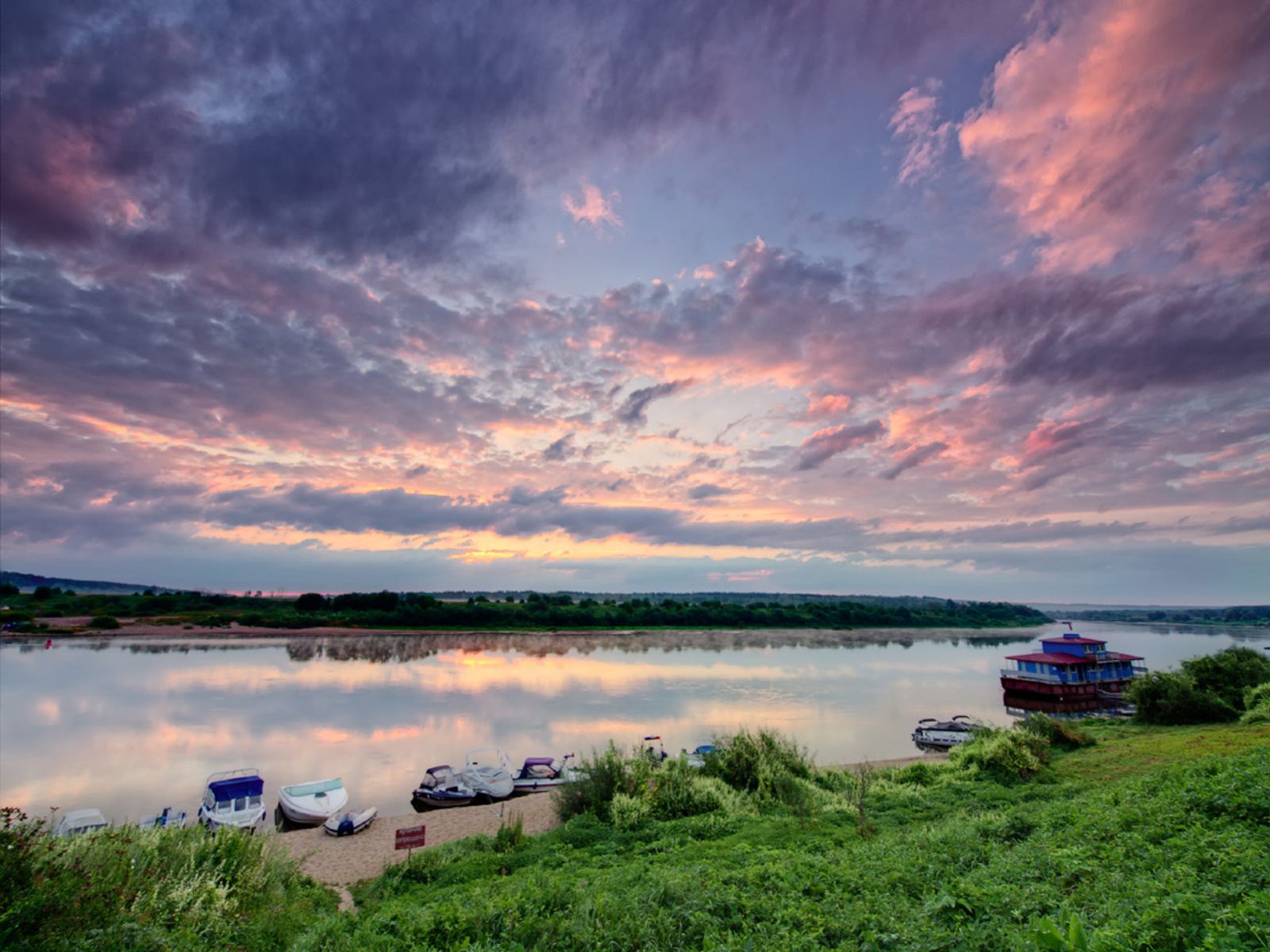 Знаменитые закаты над Окой 