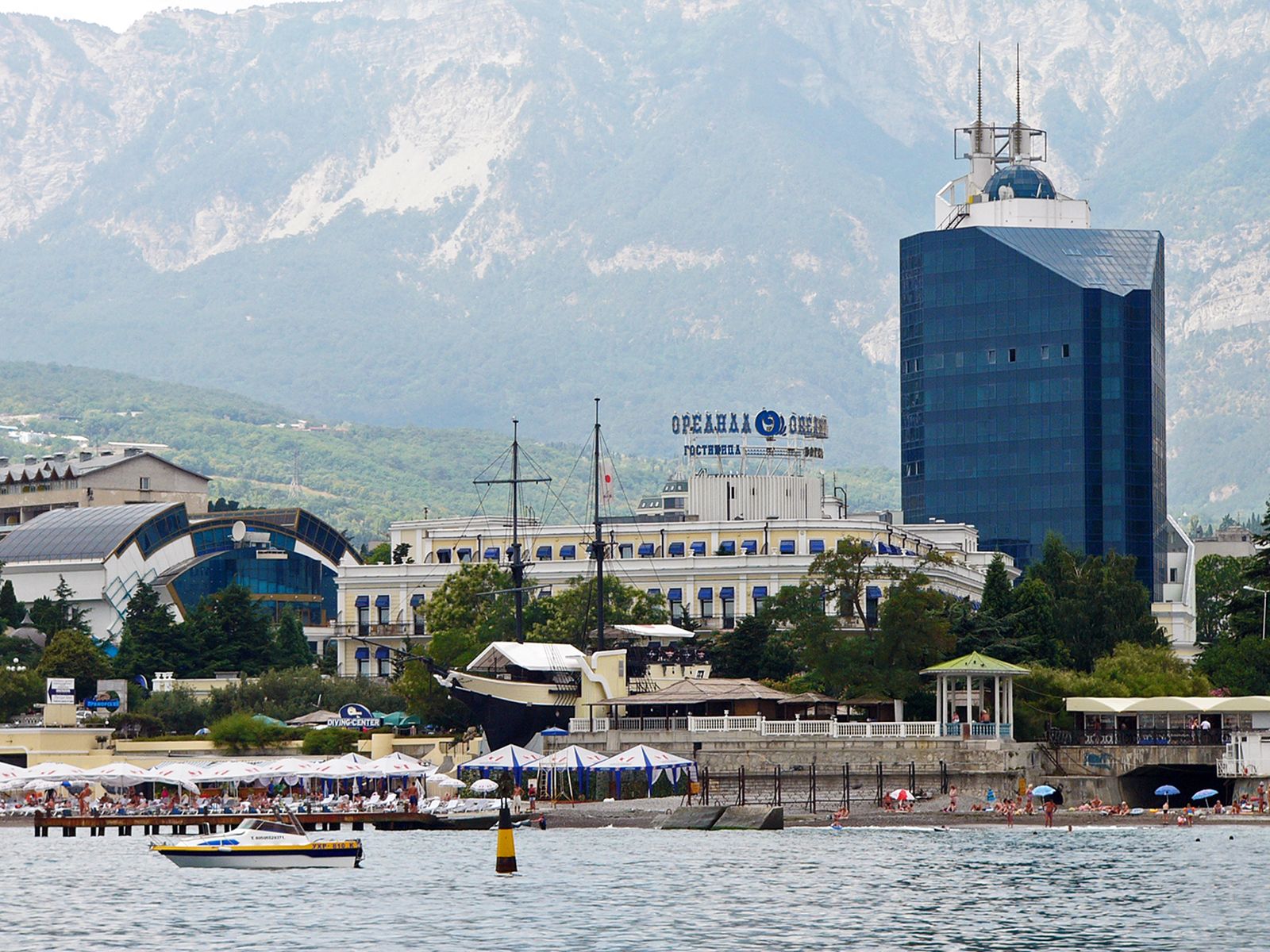 Гостиница Ореанда с моря