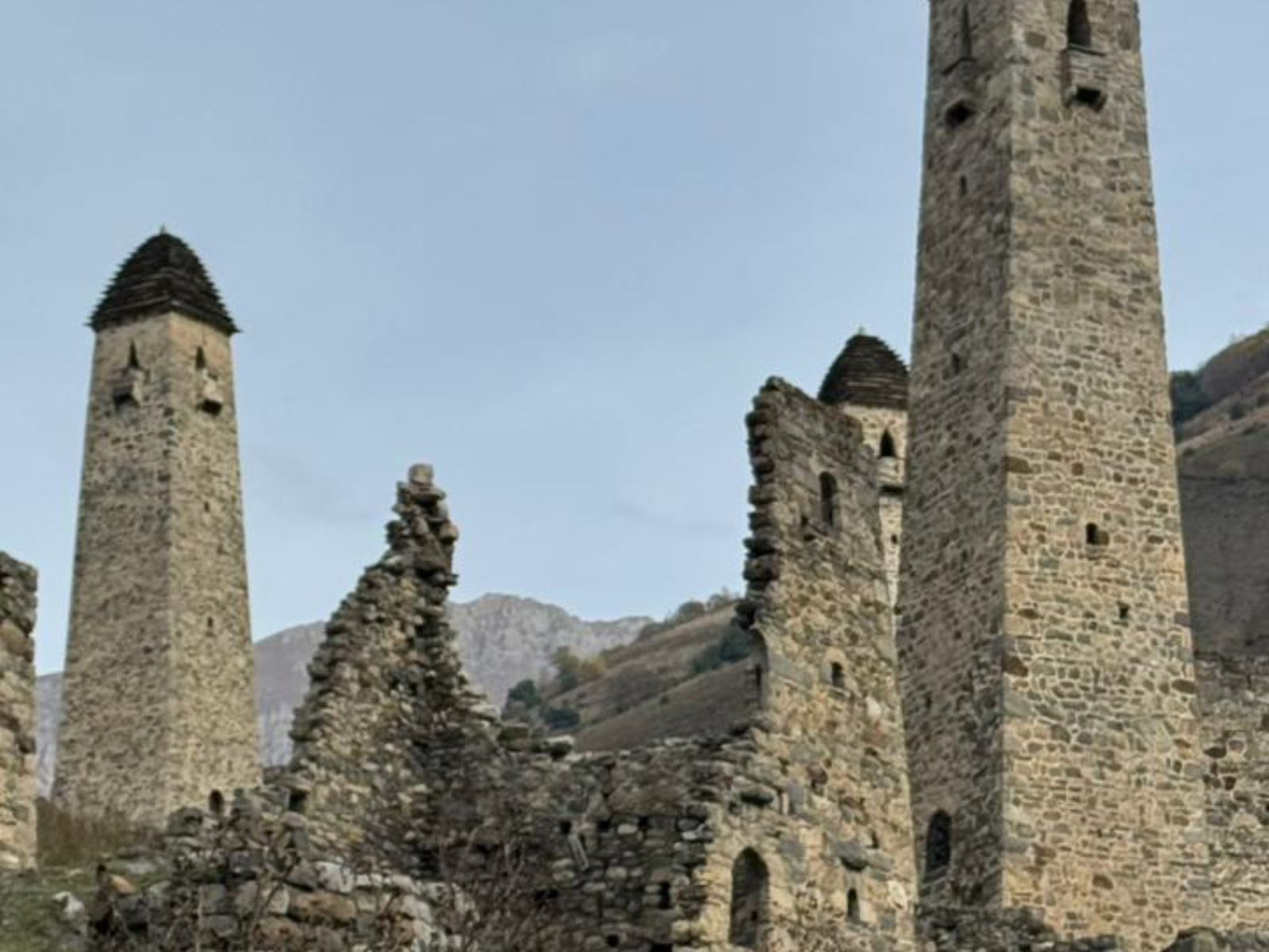 Башни в горной Ингушети