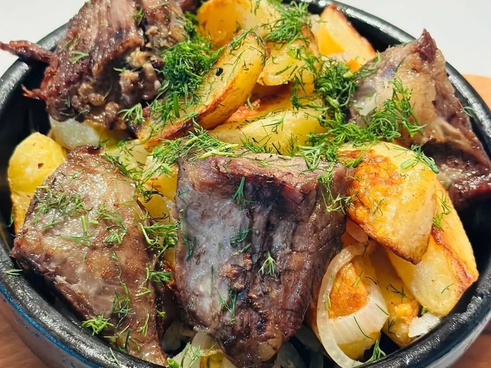 Жаркое по домашнему в горах