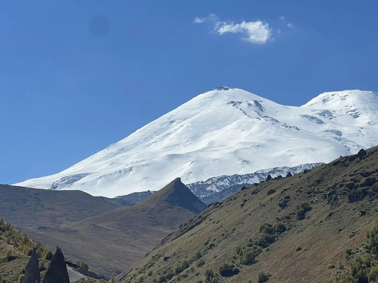 Вид на Эльбрус