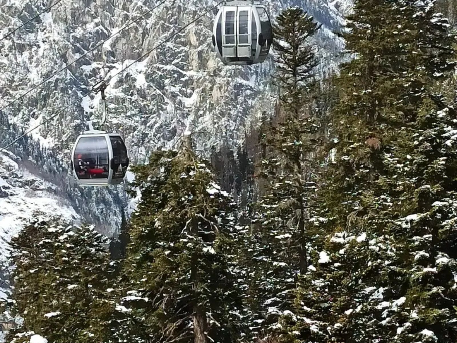 Канатки на Домбай