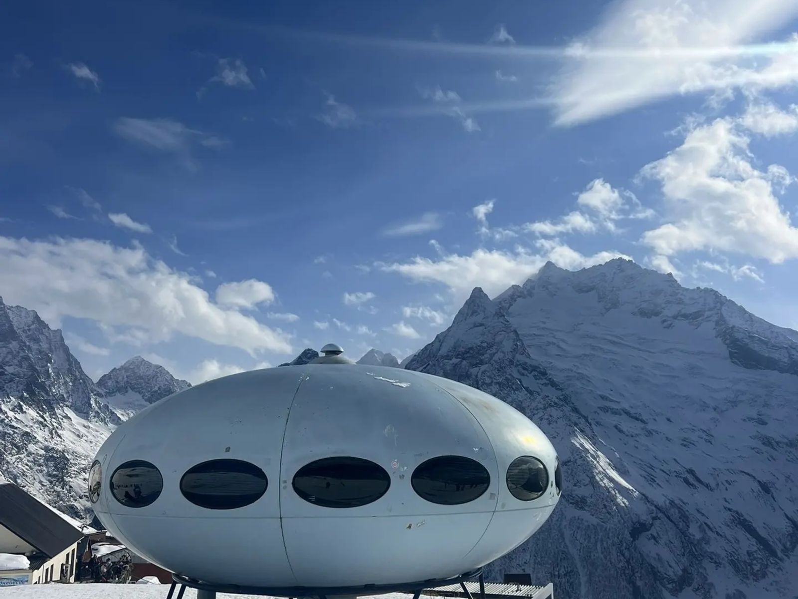 Тарелка на Домбай