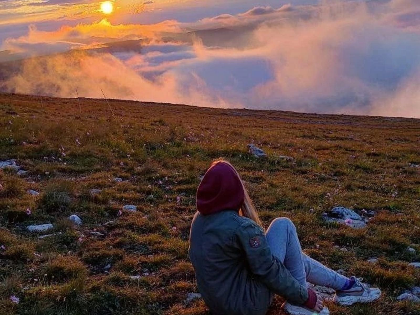 Закат на плато