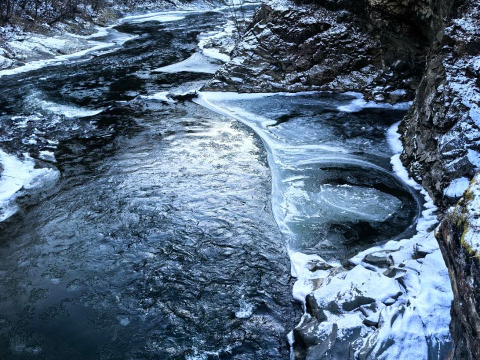 Зимние Быковские пороги