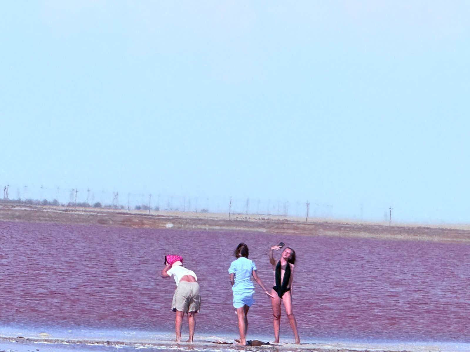 Розовое озеро  