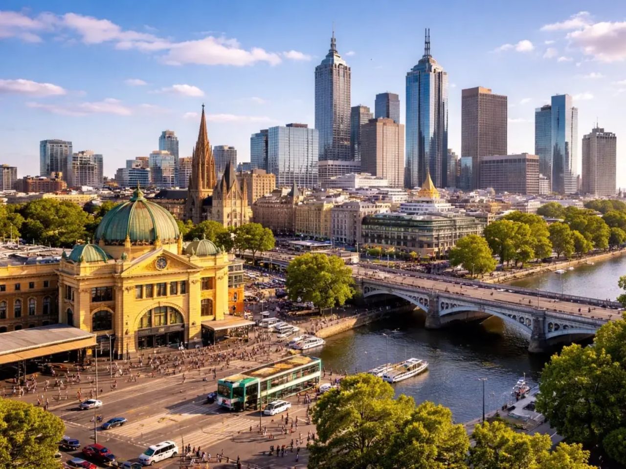 Групповая обзорная экскурсия по Мельбурну - групповая экскурсия в Мельбурне на автобусе длительностью 4 часа с количеством участников до 10 человек цена экскурсии 145$