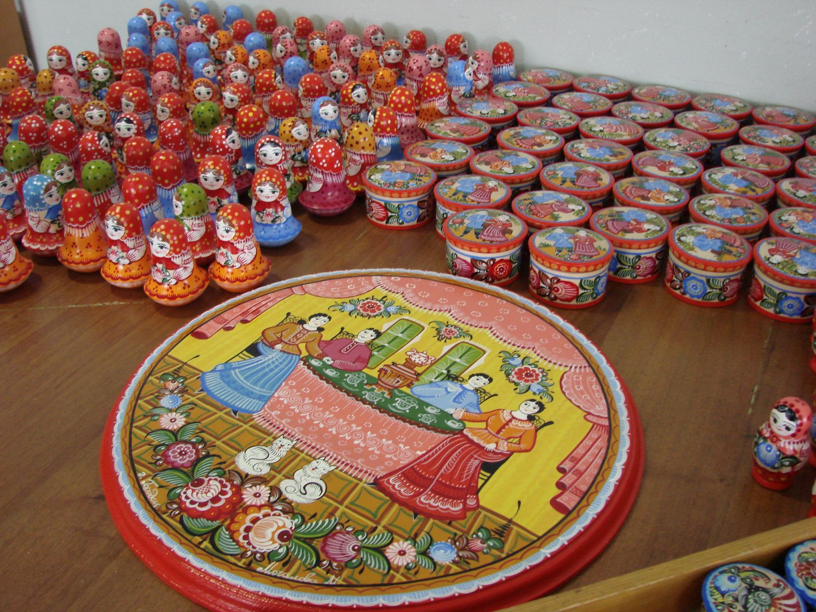 Городецкая роспись - это всегда сюжет