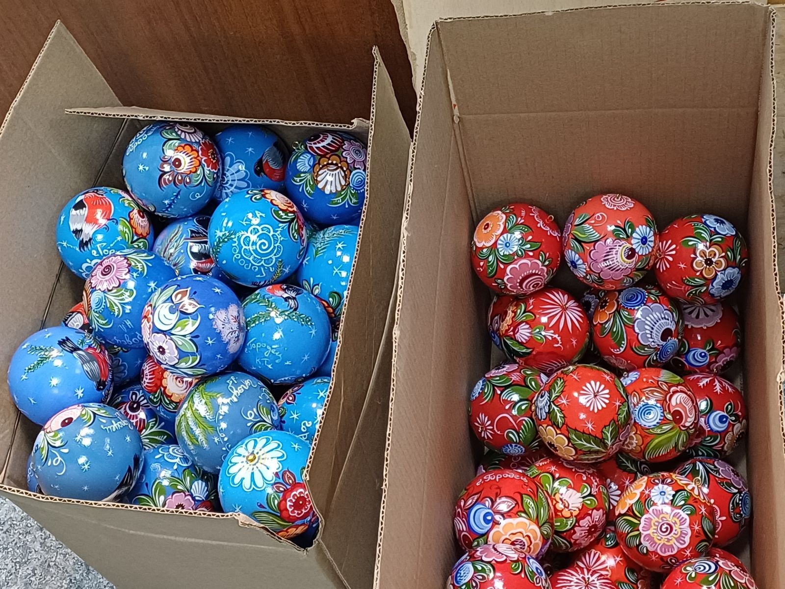 Продукция фабрики "Городецкая роспись"