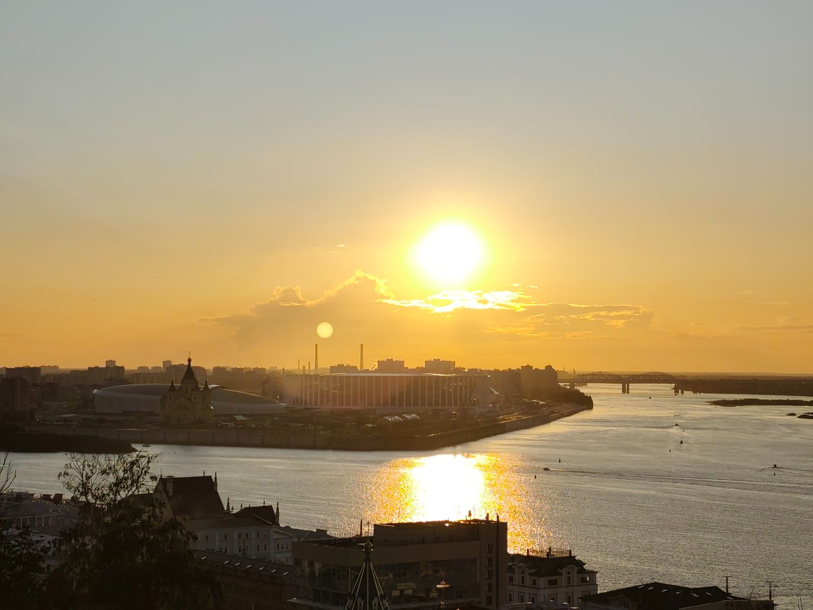 Закат в Нижнем Новгороде