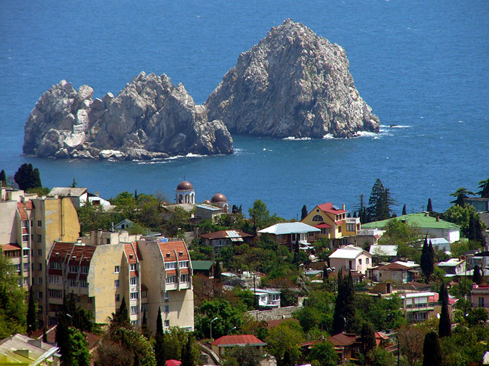 Гурзуф. Вид на море