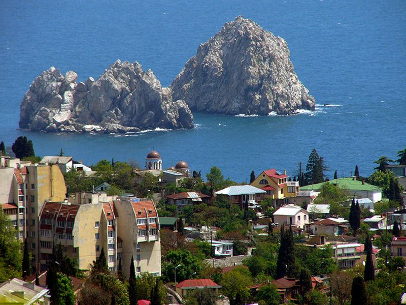 Гурзуф. Вид на море