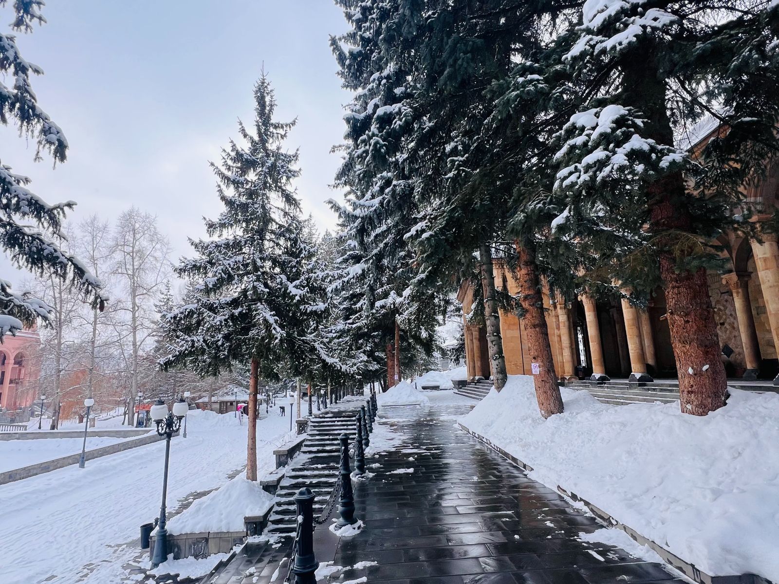 Зимний пейзаж Джермука