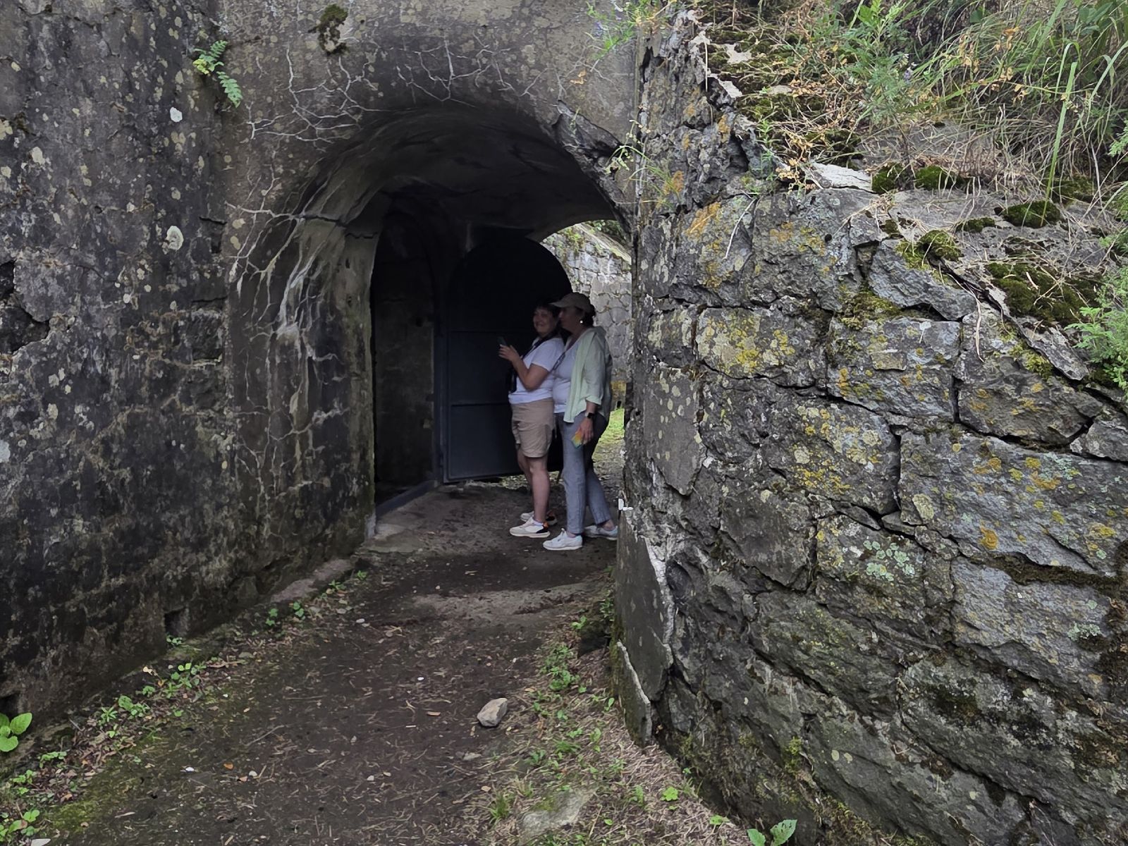 Вход в потерну