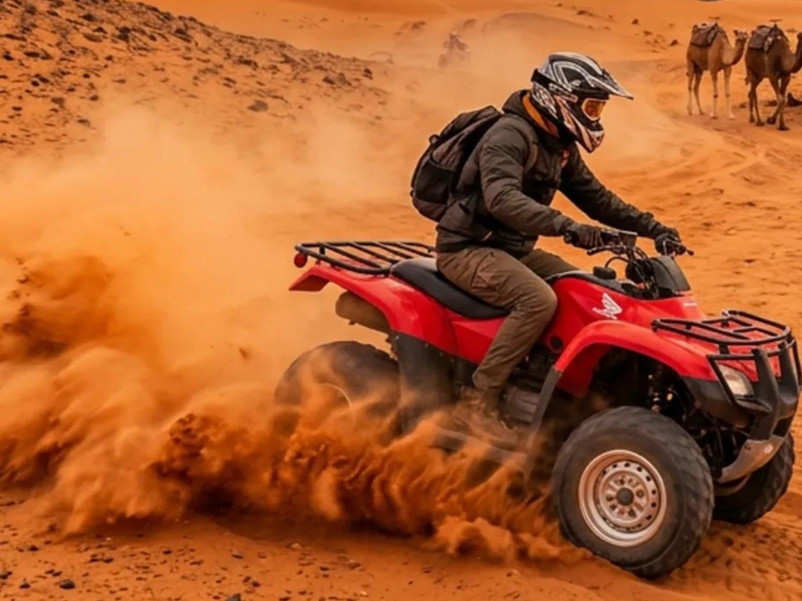 Адреналин и скорость среди песков