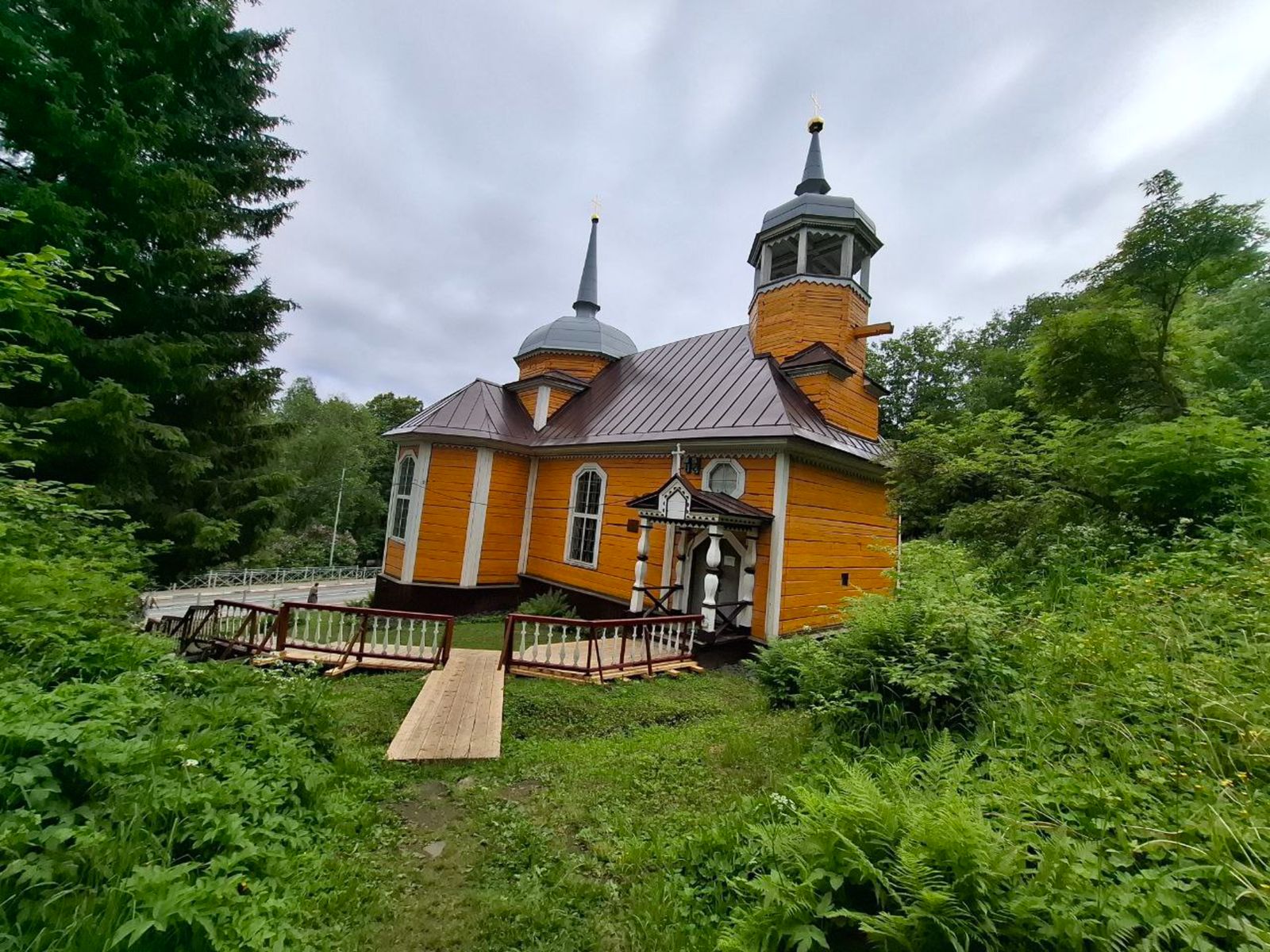 Церковь в Марциальных Водах, первый день