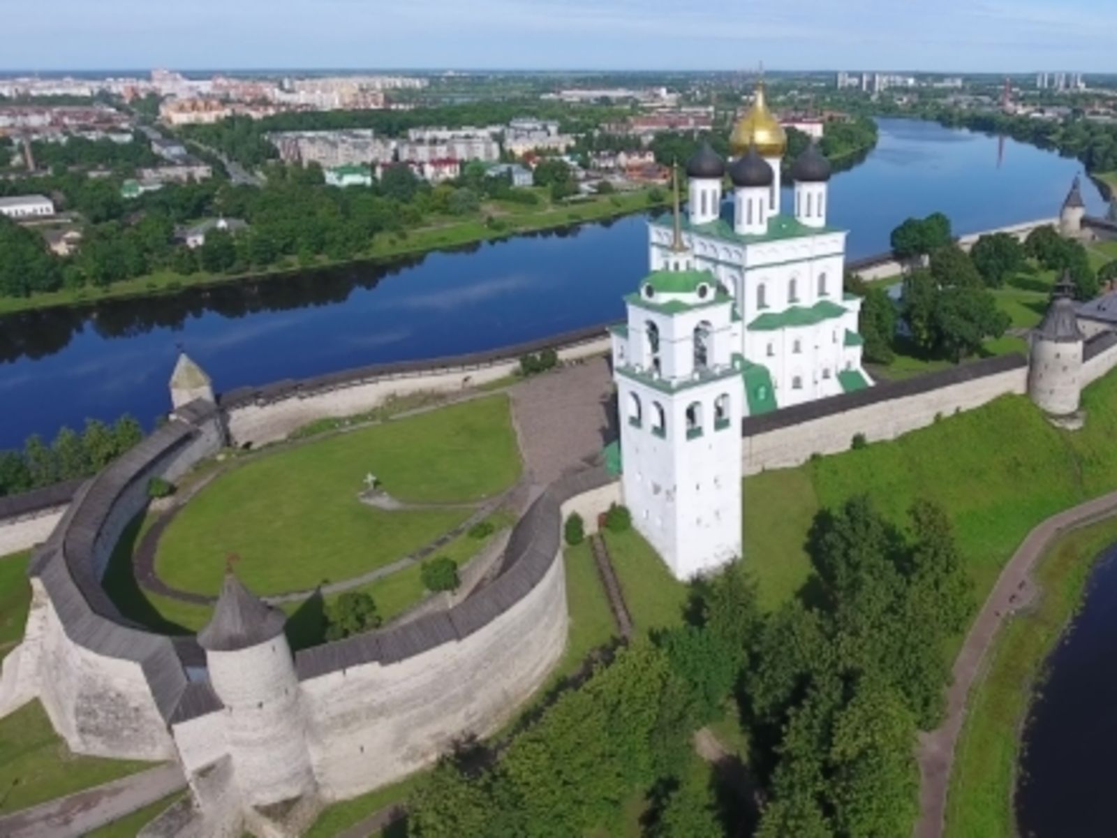 Кремль, вид с высоты птичьего полёта