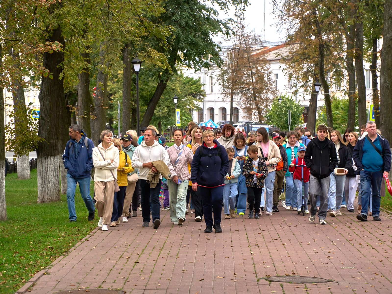 На прогулке