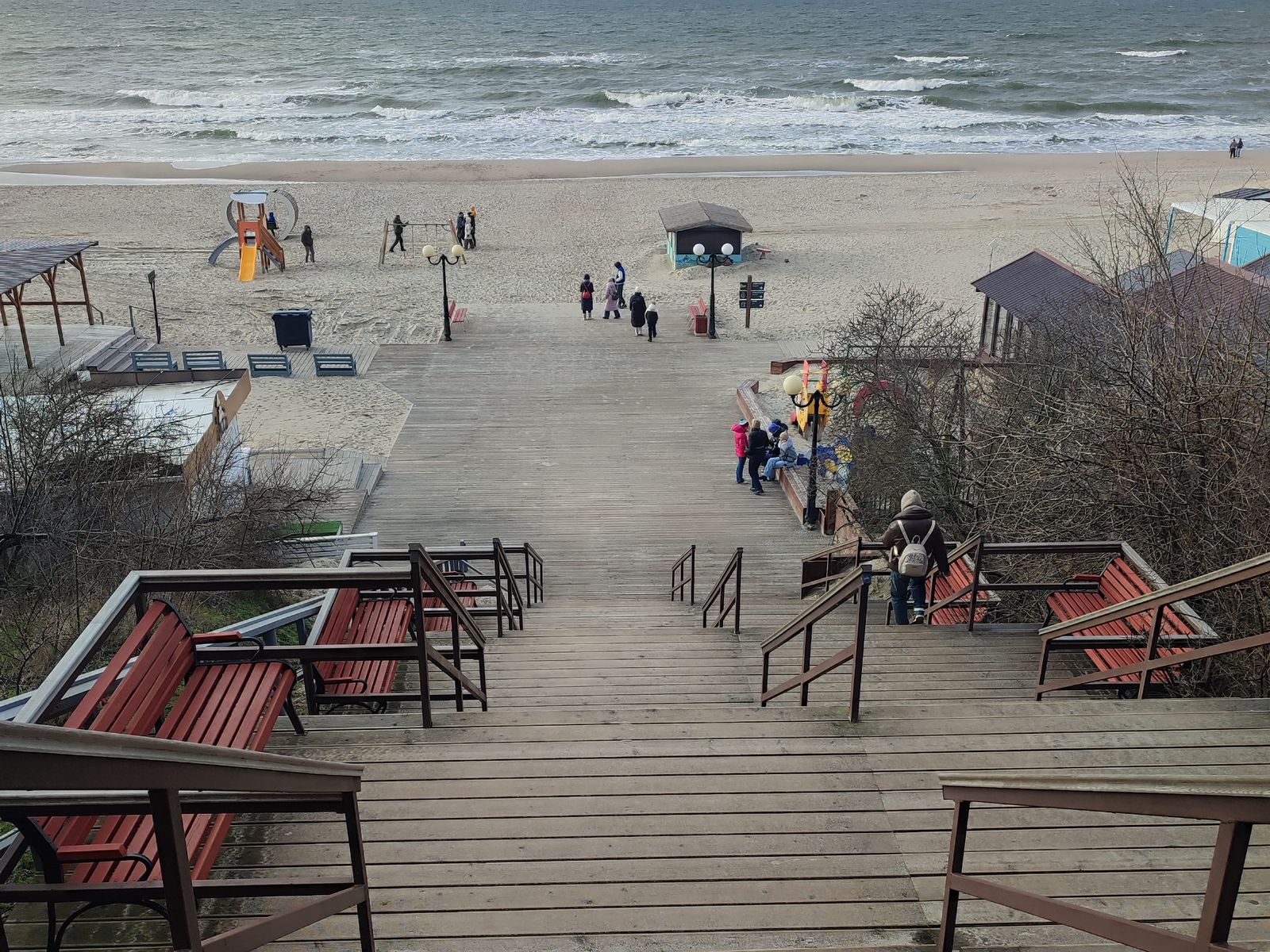 Пляж в Янтарном