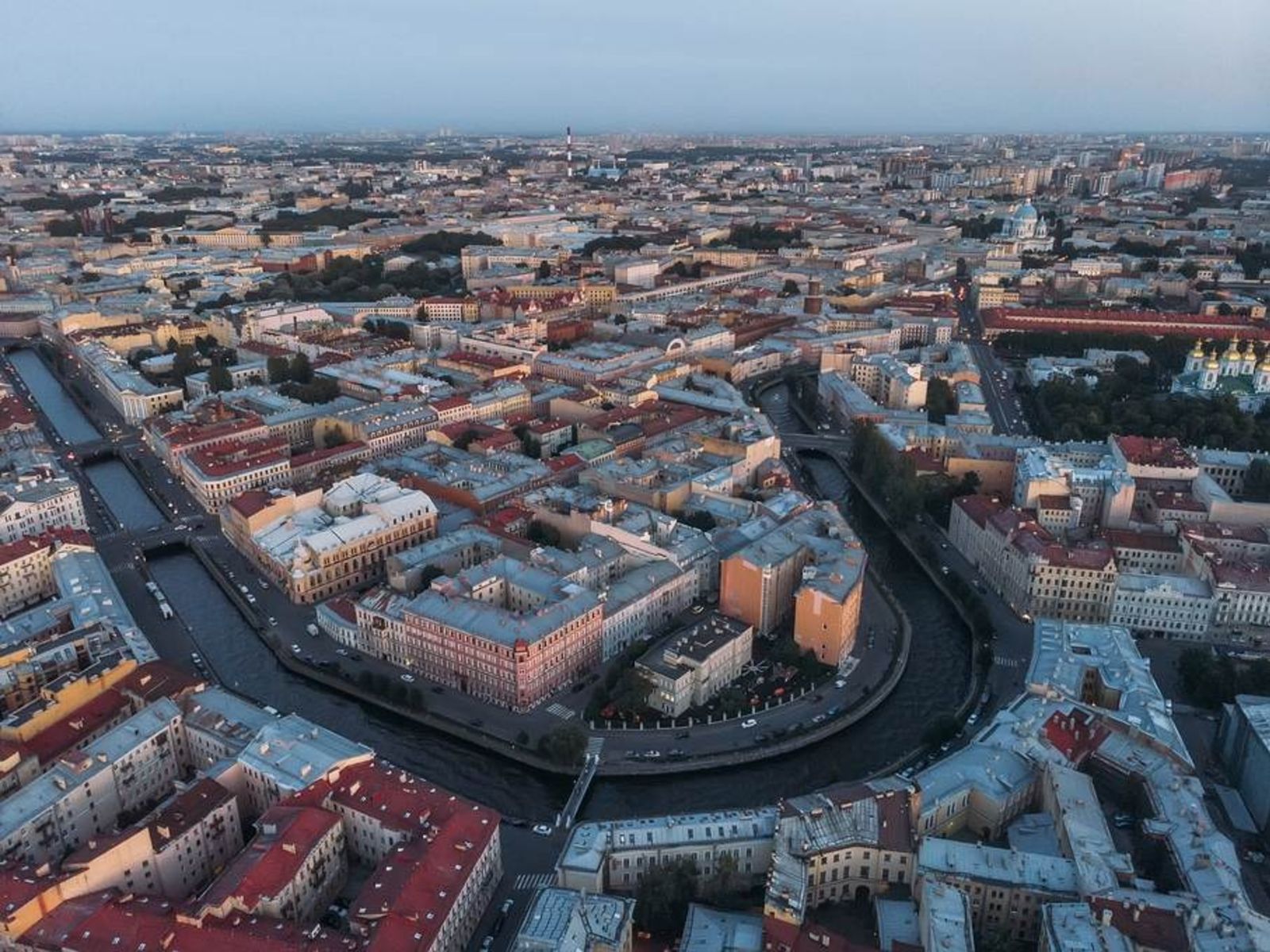 Панорама города с высоты