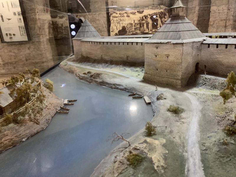 Старая Ладога, макет крепости