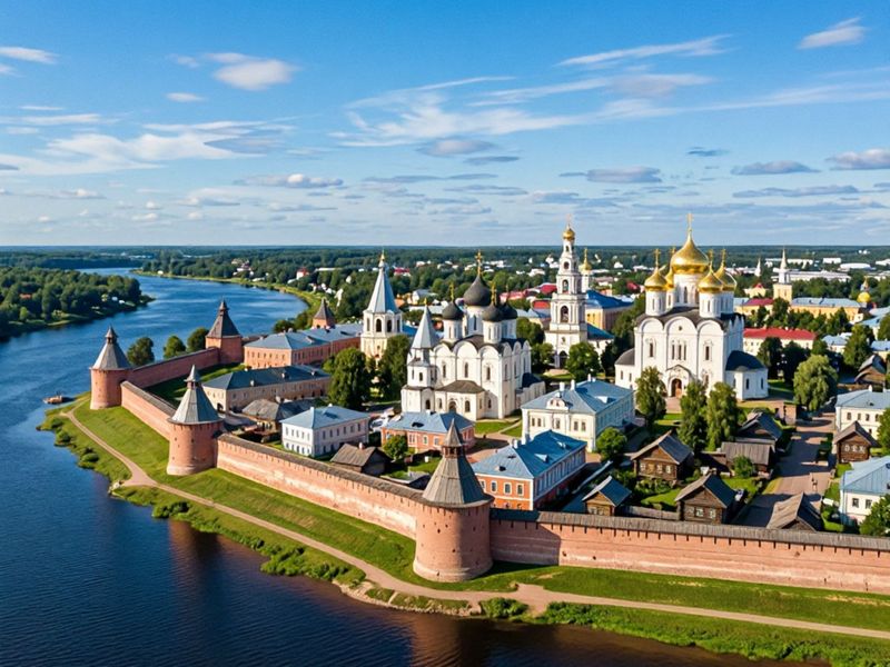 Пешая экскурсия-прогулка вокруг Новгородского кремля - индивидуальная экскурсия в Великом Новгороде пешком длительностью 1.5 часа с количеством участников до 7 человек цена экскурсии 8500₽