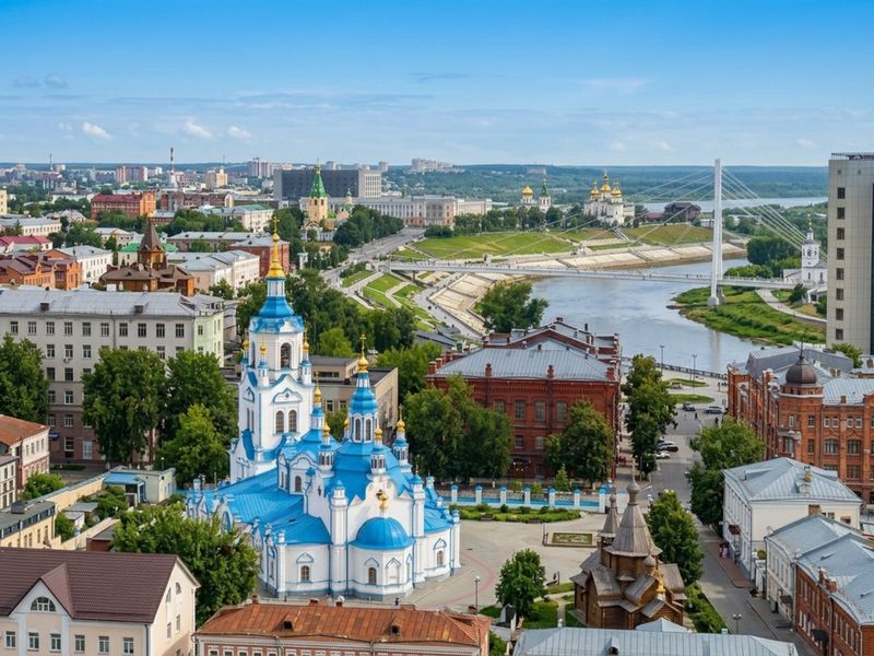Пешеходная экскурсия по исторической части Тюмени - индивидуальная экскурсия в Тюмени пешком длительностью 2 часа с количеством участников до 6 человек цена экскурсии 7500₽