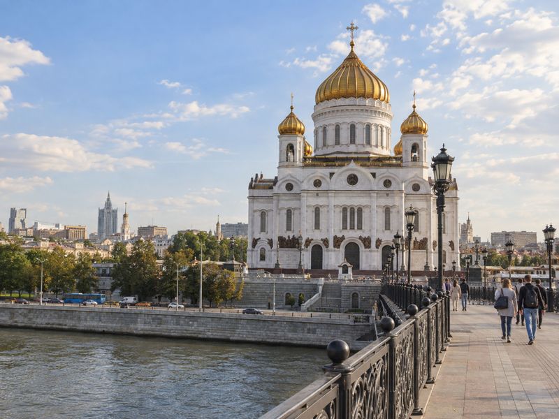Изображение создано ИИ. Храм Христа Спасителя