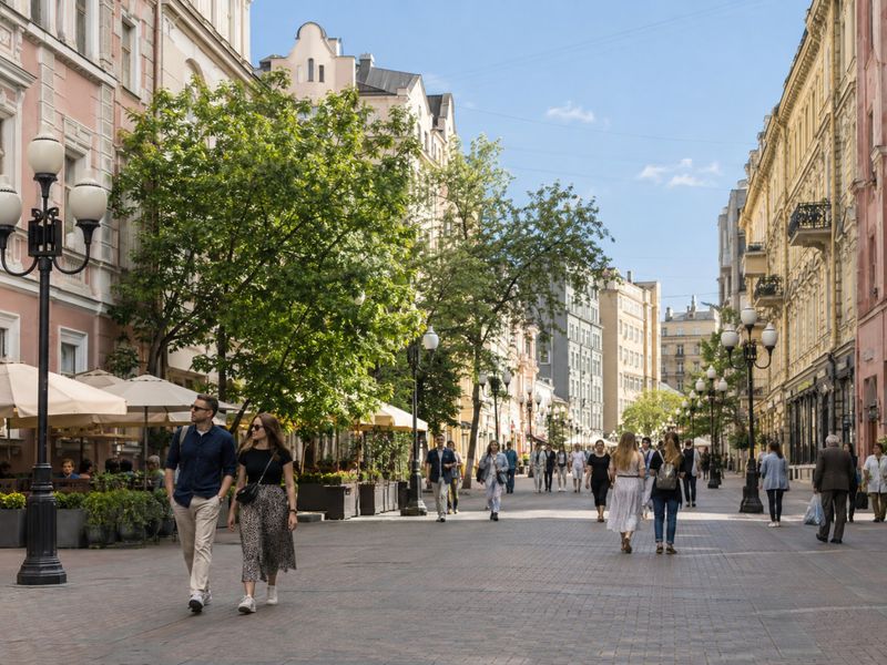 Изображение создано ИИ. Старый Арбат