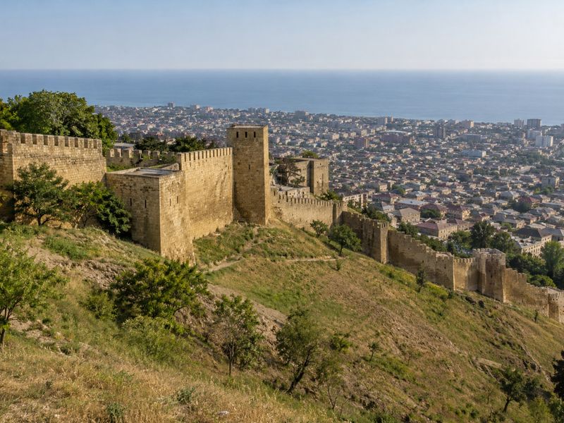 Групповой обзорный тур из Махачкалы в Дербент, Гуниб и Хунзах - групповая экскурсия в Махачкале на машине гида длительностью более 12 часов с количеством участников до 14 человек цена экскурсии 140000₽